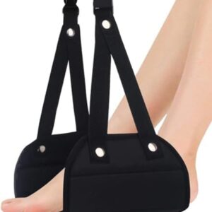 Aeroplane Footrest - Best Footrest for Travel, Travel Accessories for Airplanes, No Crashing Foot Hammock and Portable Leg Rest for Airplanes, Relaxation and Comfort for Long Flights (Foam)