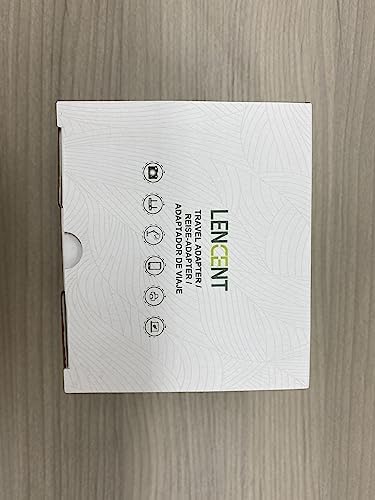 LENCENT Travel Adaptor USA Germany Plug, Type B Socket, Travel Plug with 1 USB-C & 3 USB-A Ports, Double EU Schuko to USA for American, Mexico, Canada, Thailand, Costa Rica Sockets - Image 8