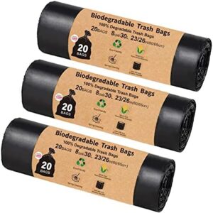 Adult Organic Toilet Bags for Camping Toilets Pack of 60, 30L Biodegradable Toilet Bags, Camping Toilet Bag for Camping Toilets, Organic Toilets, Mobile Toilets, Camping, Hiking, Travel